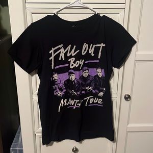 fall out boy MANIA tour vintage official t-shirt tee shirt 2018 US tour